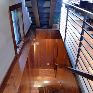 telluride parkside retreat stairs to lower level