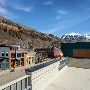 11.0 sky house telluride deck main street view