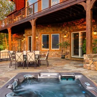 telluride snowdrift chalet deck hot tub