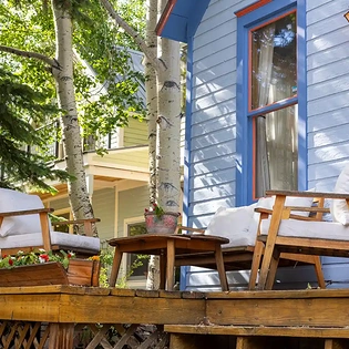 12.1 telluride town charm exterior front porch seating area