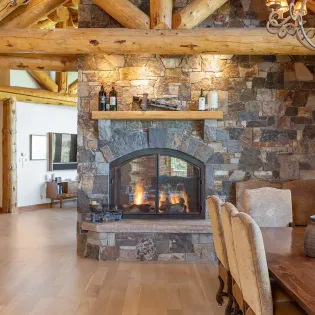 2.0 telluride stone timber dining room
