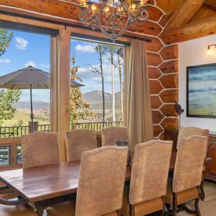 2.03 telluride stone timber dining room