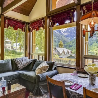 telluride summer haus living room dining view