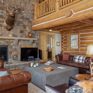 Campbell Peak Retreat Remote Telluride Living Room