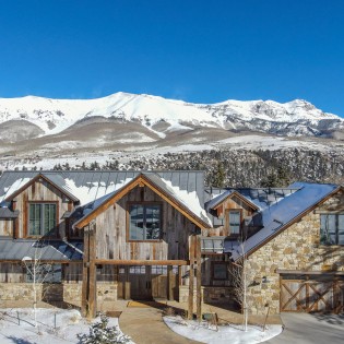 mountain village overlook haus winter exterior