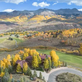 26.04 evergreen telluride exterior drone birdseye