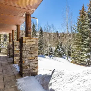 3.4 slopeside chateau telluride lower patio 1 winter