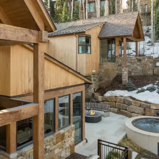 4.01 galloping goose chalet telluride exterior rear detail