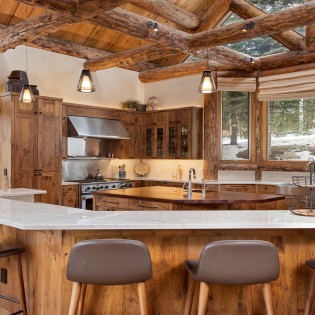 mountain village timberstone lodge kitchen