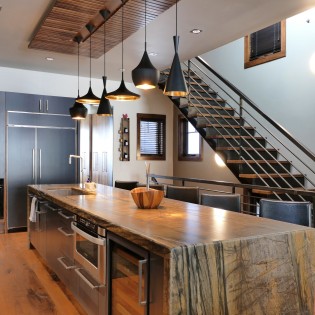 telluride parkside retreat kitchen stair