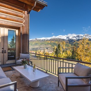picture perfect mountain village deck