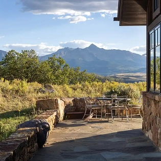 5.1 wild lupine telluride exterior patio1 detail