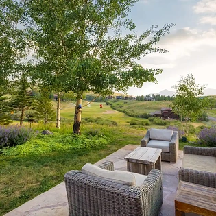 5.2 between the peaks mountain village exterior seating view