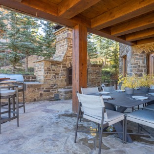 picture perfect mountain village deck