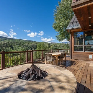 5.6 solstice ridge telluride patio firepit