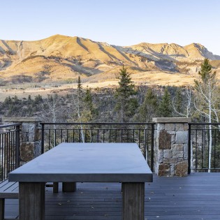 mountain village overlook haus deck View