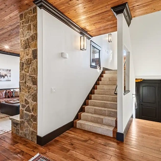 6.0 between the peaks mountain village den game room stairs