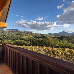6.09 wild lupine telluride office balcony view