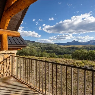 7.3 wild lupine telluride primary suite balcony view