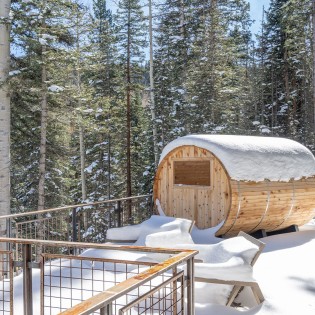 fire and ice mountain village vacation rental sauna