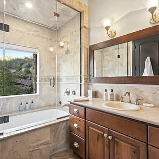 9.3 between the peaks mountain village guest two bathroom