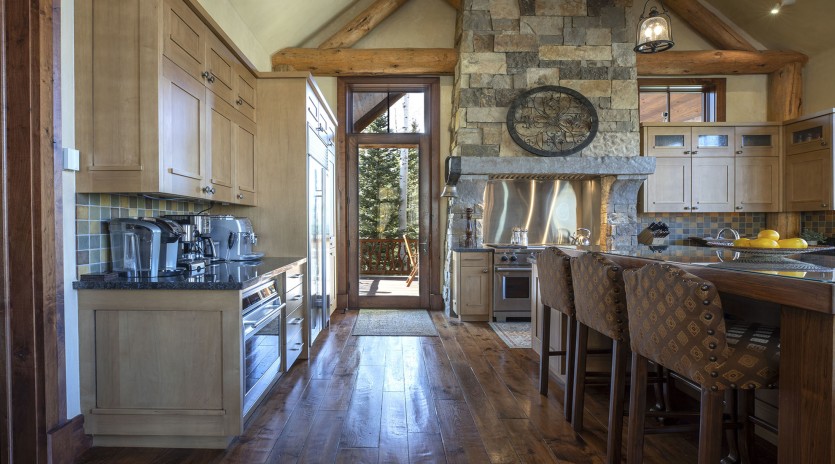 mountain village shepards retreat kitchen