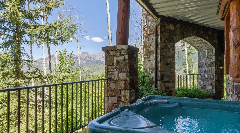 12.0 telluride stone timber hot tub