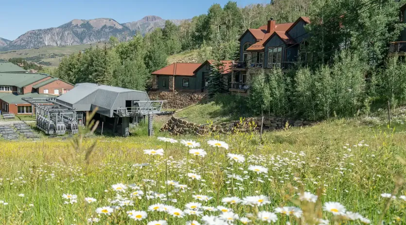 2.3 sunshine at terraces telluride vacation rental ski run