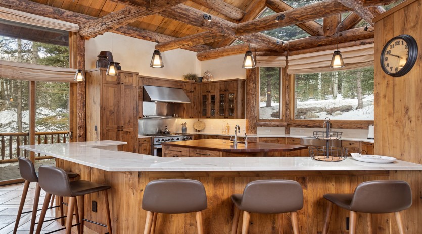 mountain village timberstone lodge kitchen