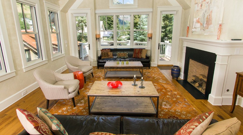 Telluride Spruce House Living Room