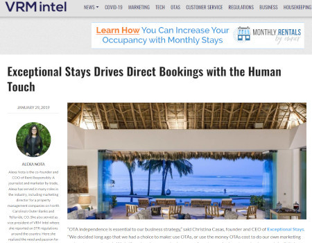 Exceptional Stays Drives Direct Bookings