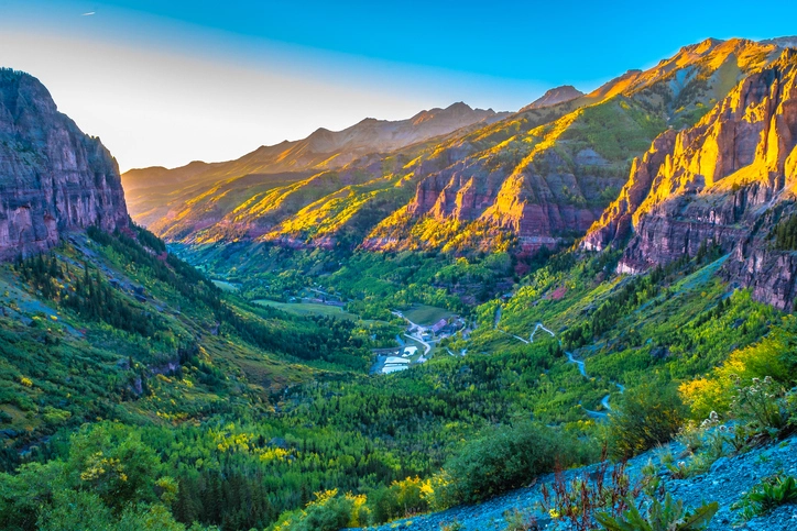 Telluride Mountain Village During Spring